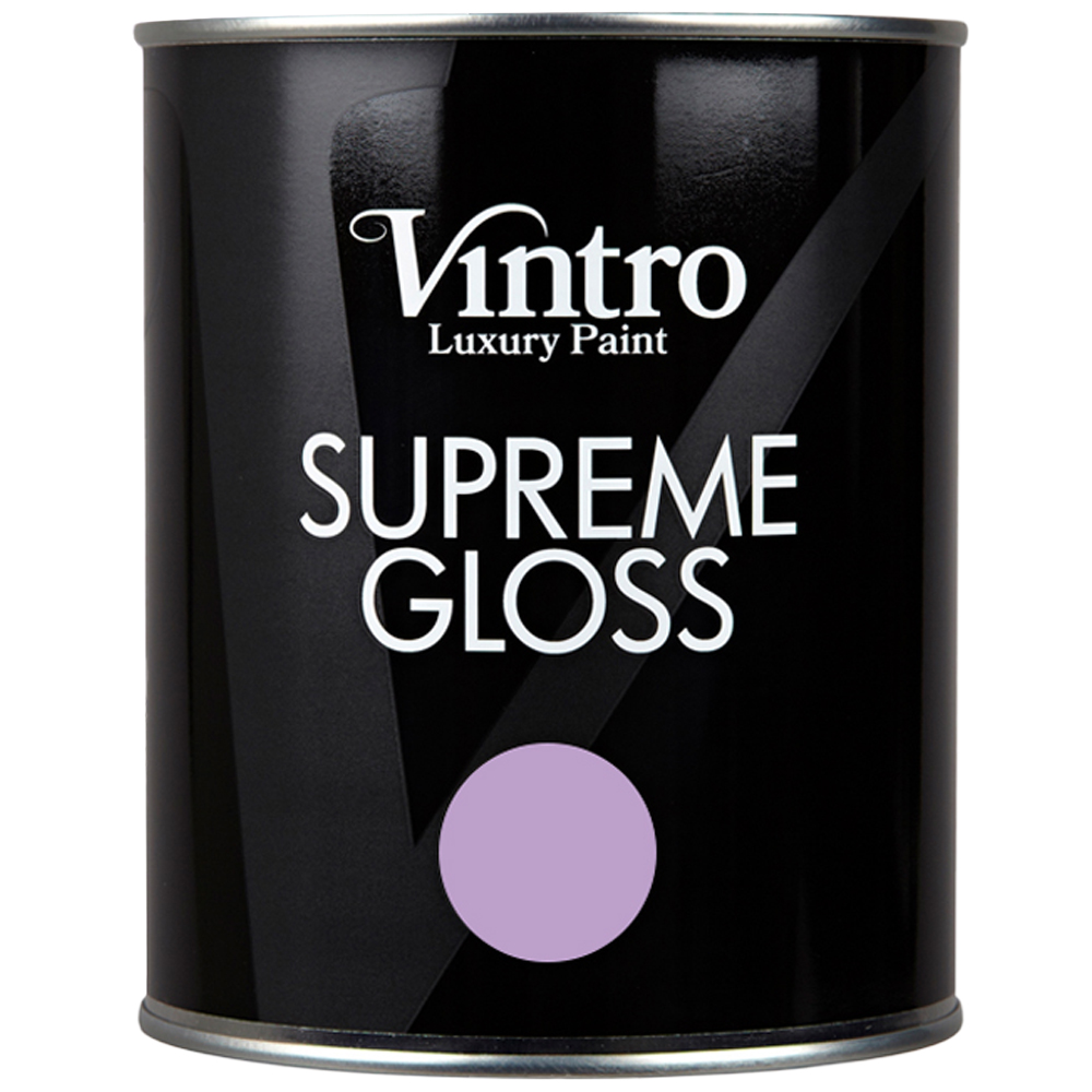 Vintro Paint Walls and Ceilings Dames Violet Gloss Paint 1L Image 2