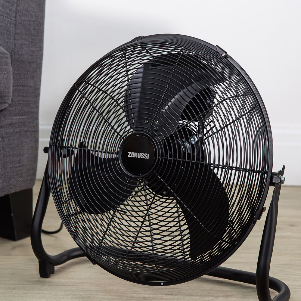 Zanussi Black Floor Fan 16 inch Image 5