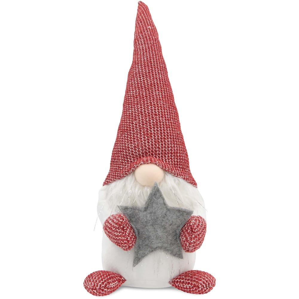 The Christmas Workshop Red Seating Gonk Christmas Decoration 45cm Image 1