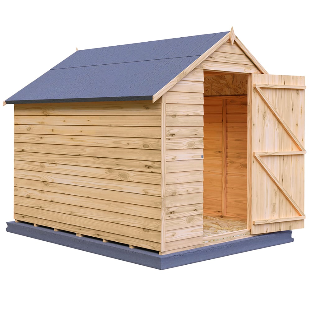 Shire 8 x 6ft Dip Treated Overlap Shed Image 1