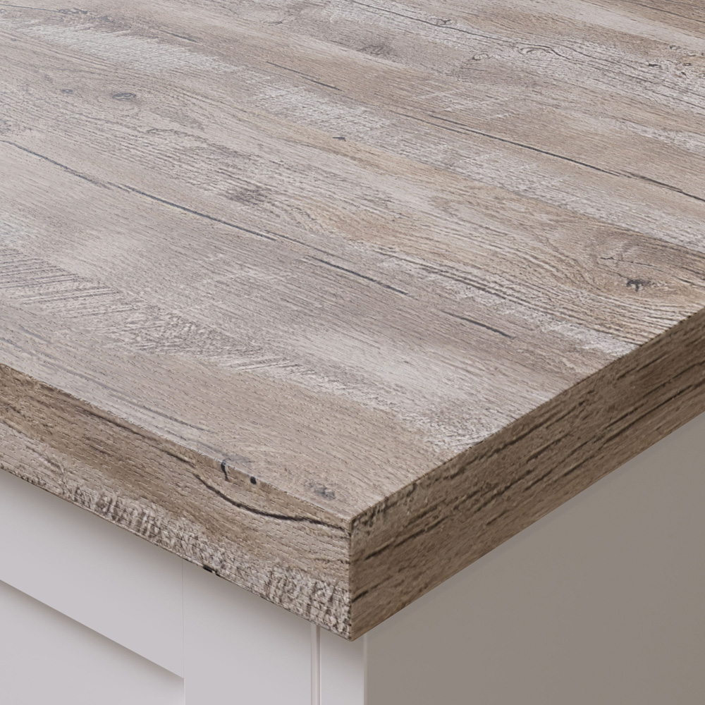 Omega Modern Croxdale Pine Laminate Square Edge Breakfast Bar 4100 x 900 x 38mm Image 3