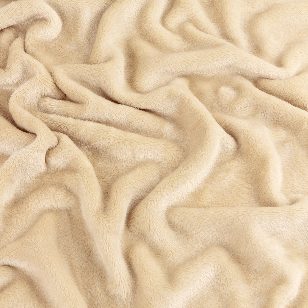Furn Harrow Natural Fleece Throw 140 x 180cm Image 3
