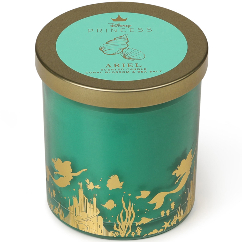 Disney Princess Ariel Coral Blossom and Sea Salt Scented Candle 213g Image 4