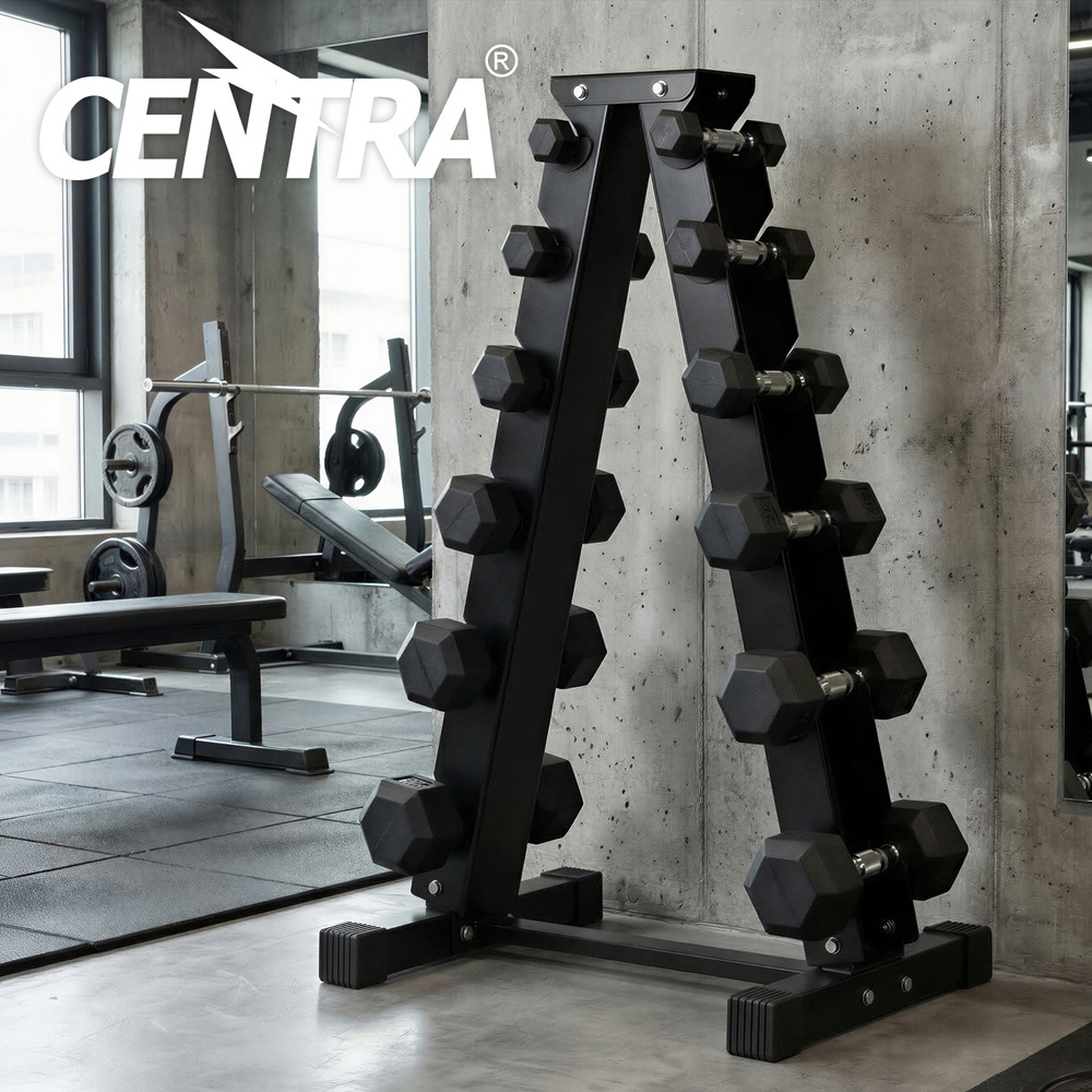 Centra 6-Tier Steel Dumbbell Rack Image 8