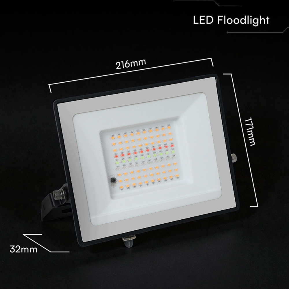 V-TAC 50W RBG and White LED Colour Changing Floodlight Image 9