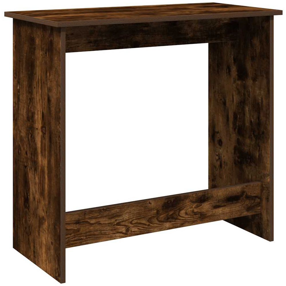 vidaXL Computer Desk Smoked Oak Image 5