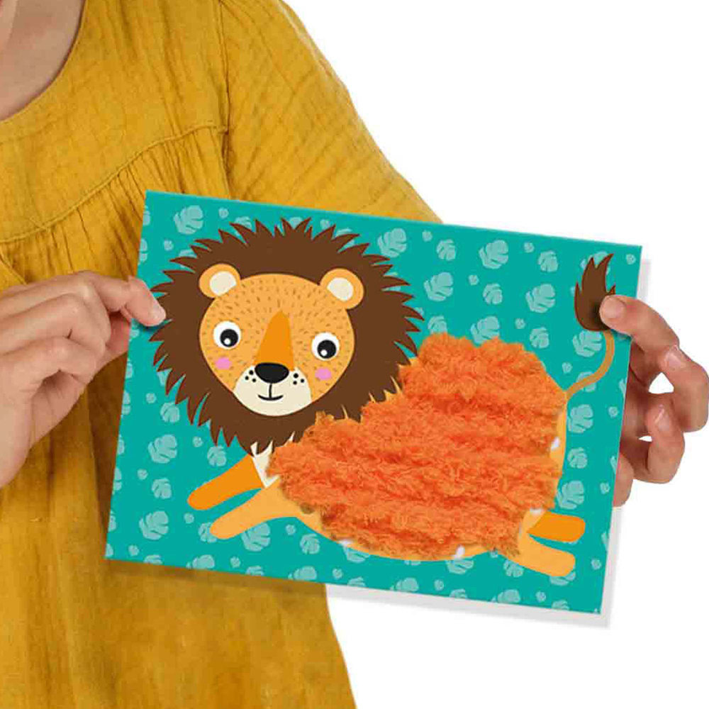 SES Creative Fluffy Animal Embroidery Kit Image 4
