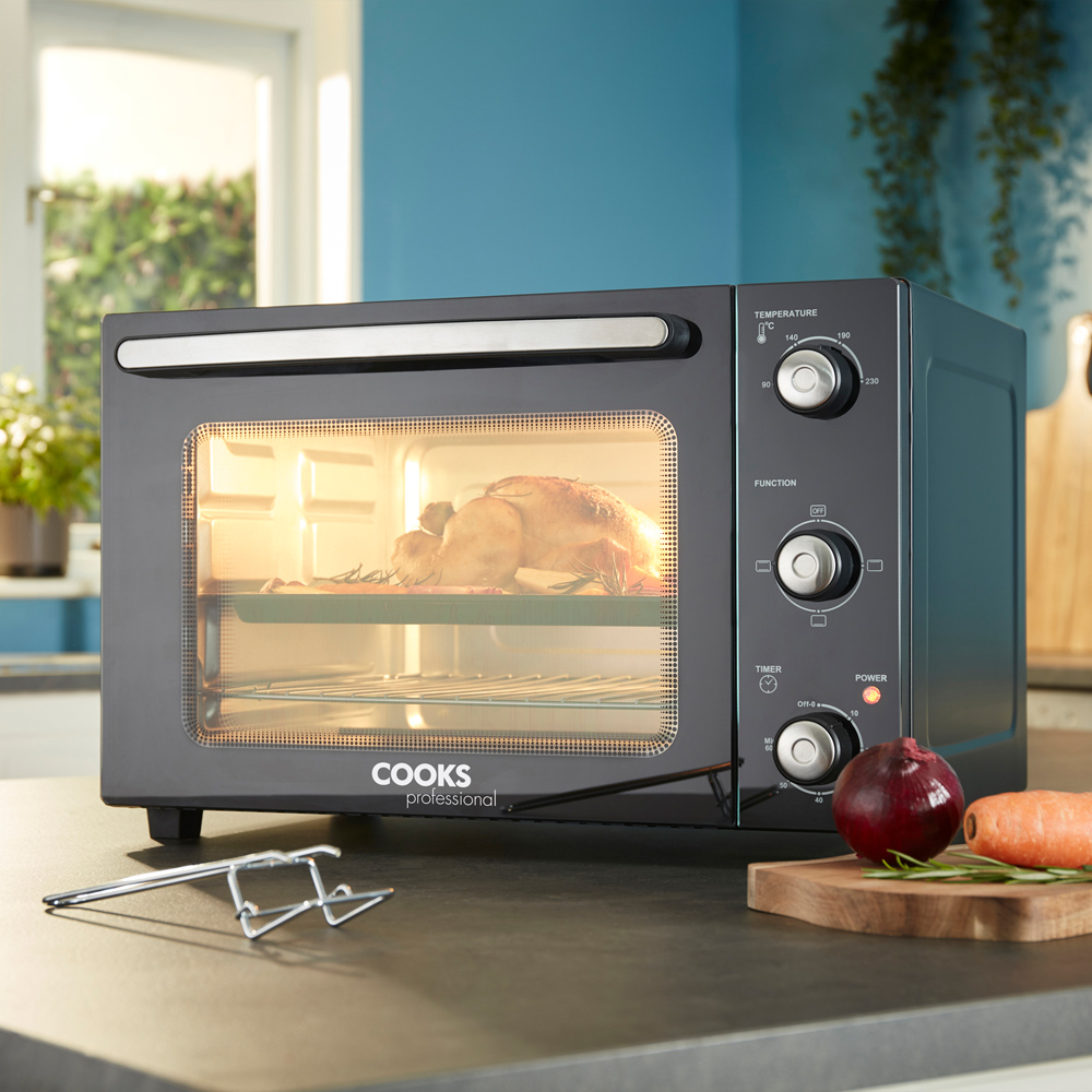 Cooks Professional G4741 Counter Top 34L Mini Oven Toaster Grill Wilko