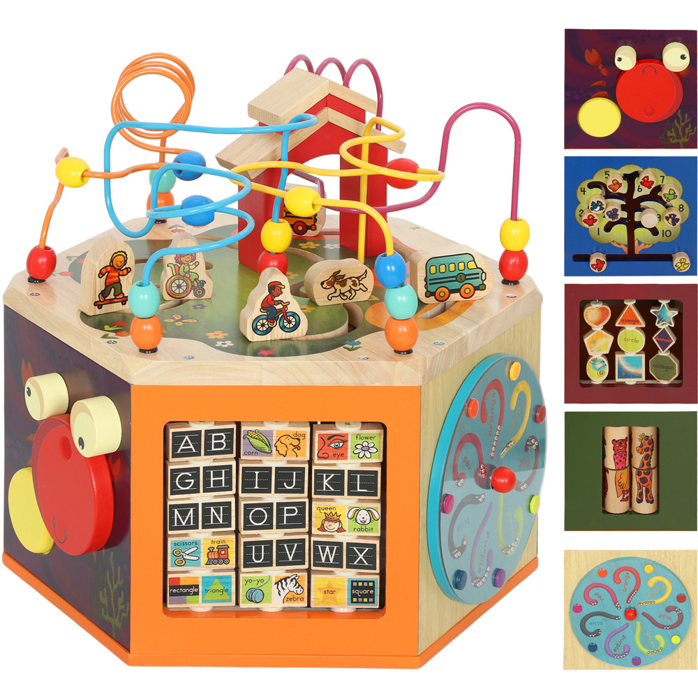 Tommy Toys AIYAPLAY 8-in-1 Toddler Activity Cube Image 3