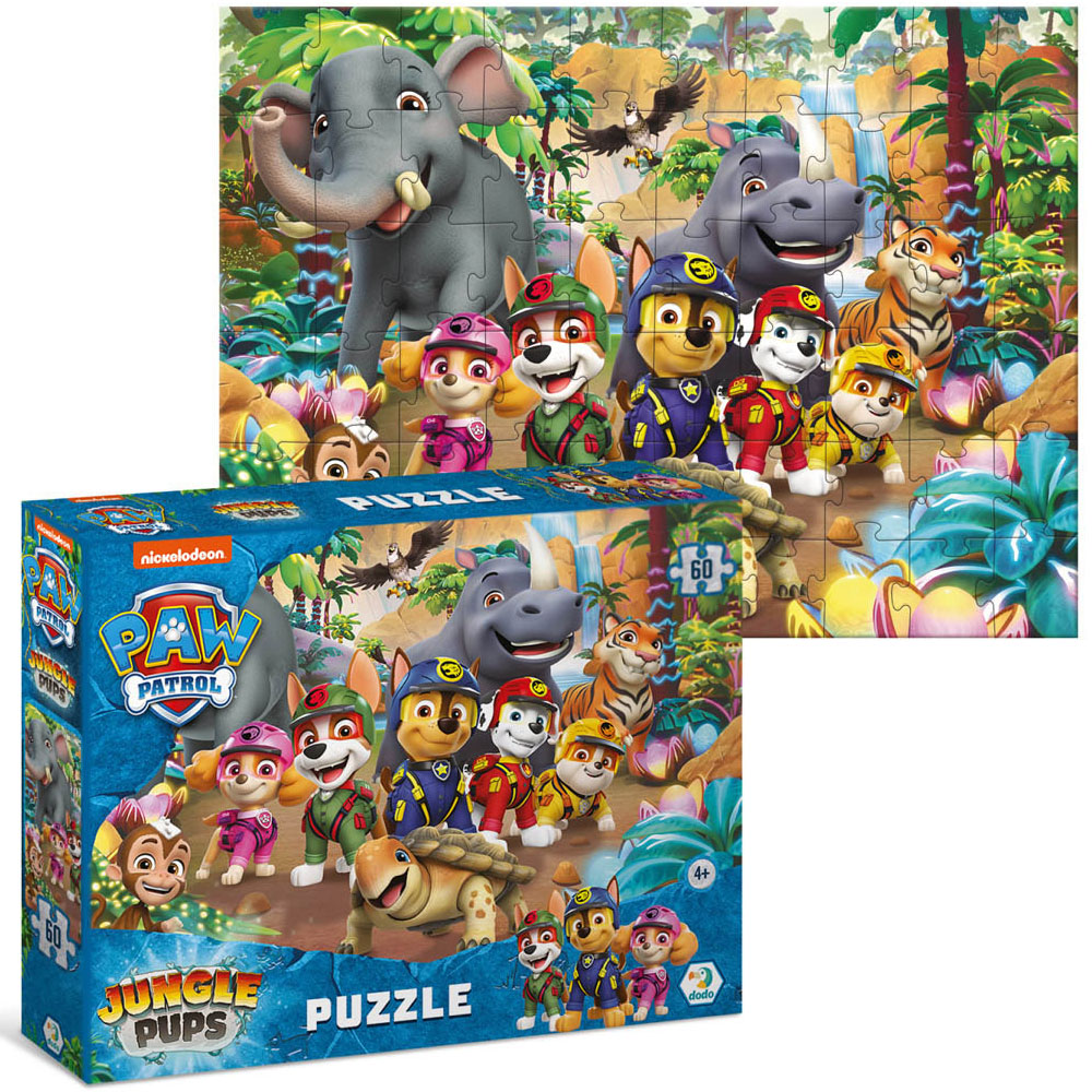 Dodo Paw Patrol Jungle Pups 60 Piece Puzzle Image 2
