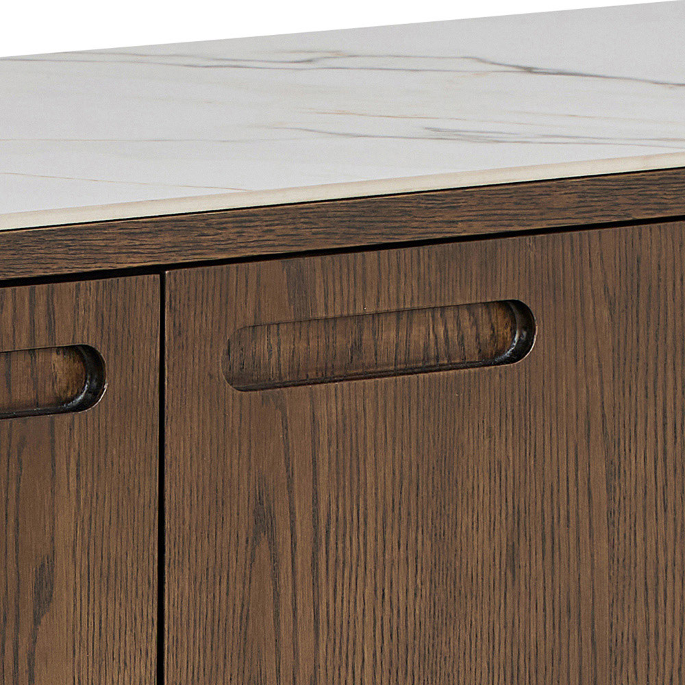 Florence Southampton 2 Door 2 Drawer Cream Ceramic Sideboard Image 5