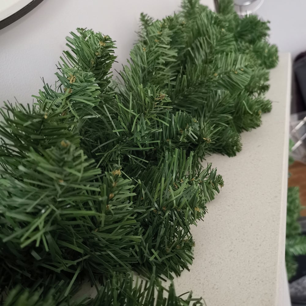 Samuel Alexander Pine Green Christmas Garland 270cm Image 3