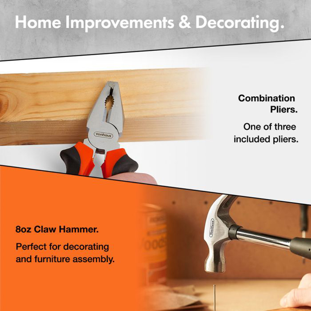 VonHaus 94 Piece DIY Tool Kit Image 6