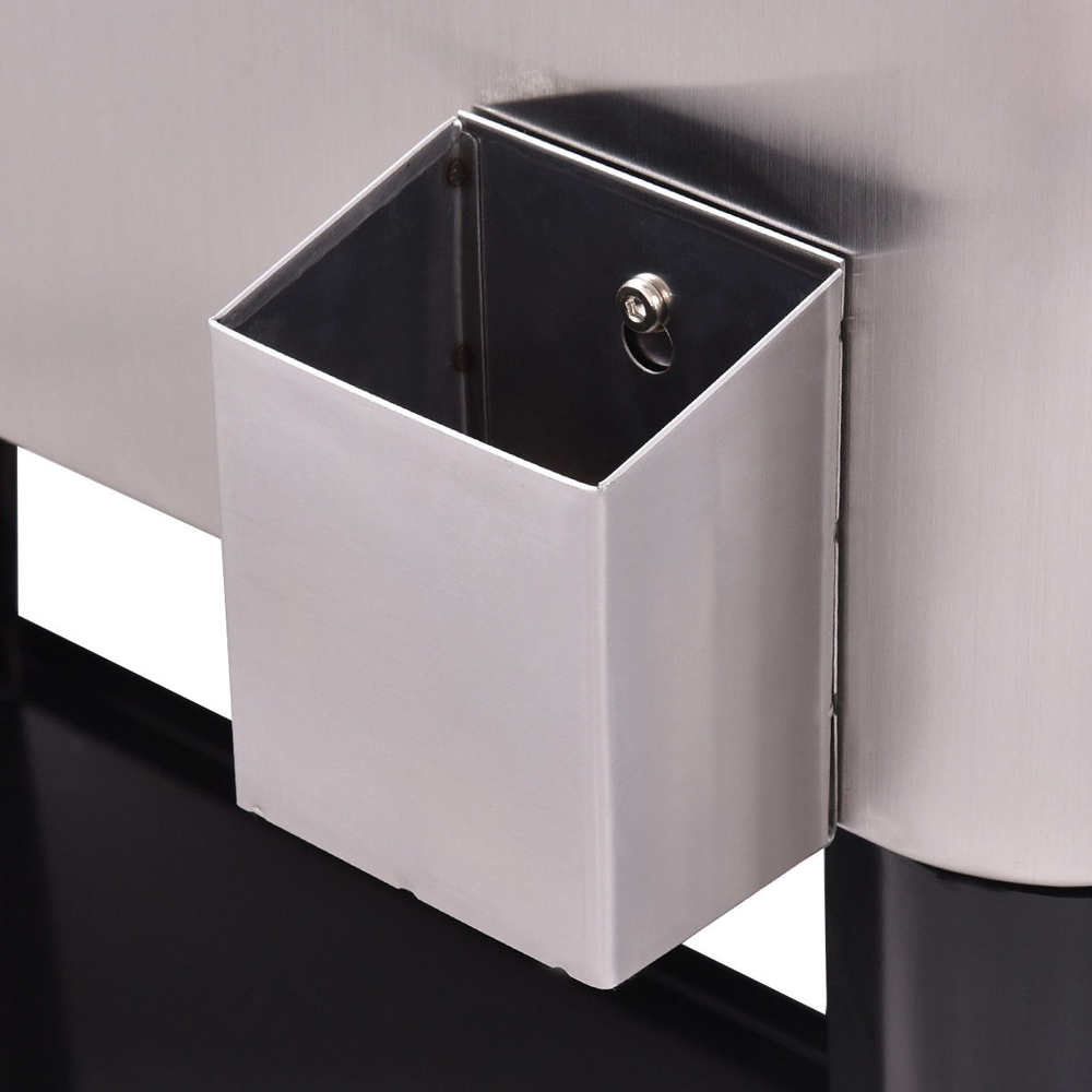 Costway Stainless Steel 76L Bar Party Drink Ice Bucket Trolley Car Cooler Image 9