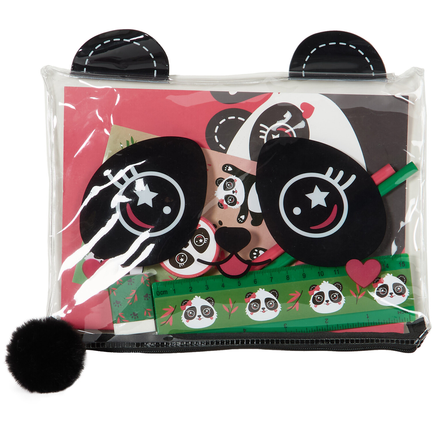 Pack of 8 Panda Stationery Set Image 1