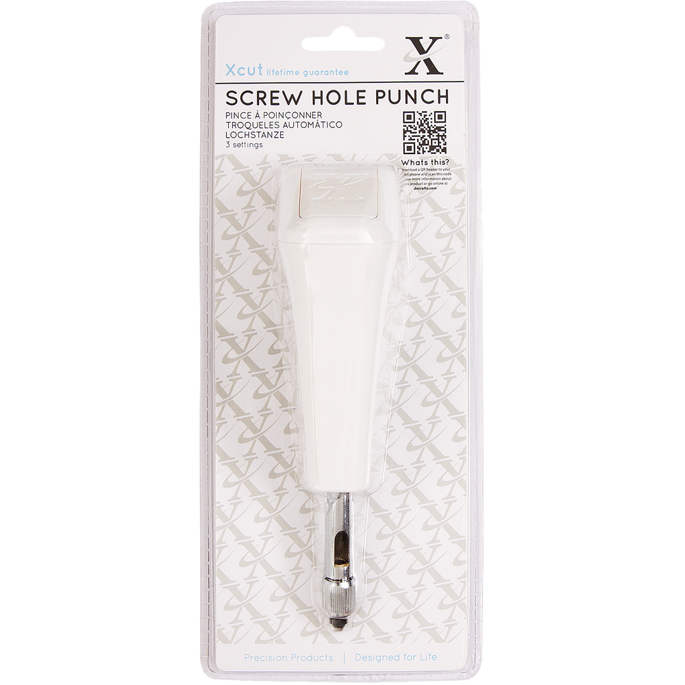 Xcut White 3 Tips Screw Hole Punch 23cm Image
