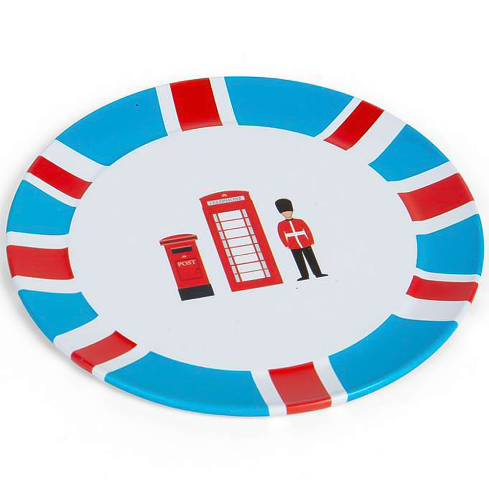 Bigjigs Toys Kids Wooden London Tin Tea Playset Image 6