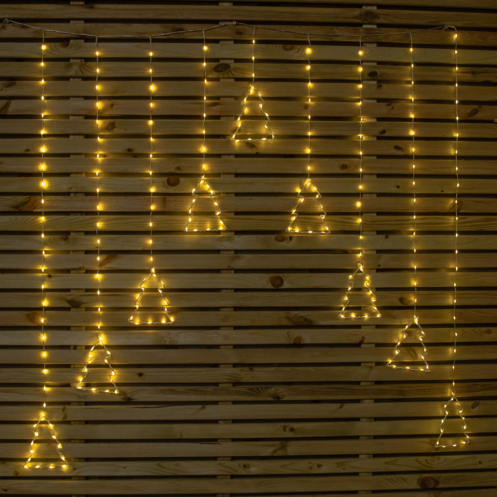 Premier FlexiBrights 258 Warm White LED Christmas Tree Curtain Light 1.2 x 1.2m Image 6