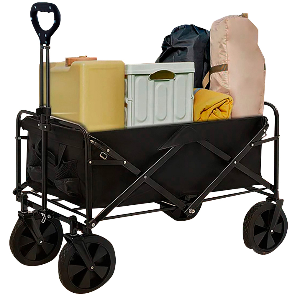 Neo Black Foldable Garden Festival Cart 150kg Image 1