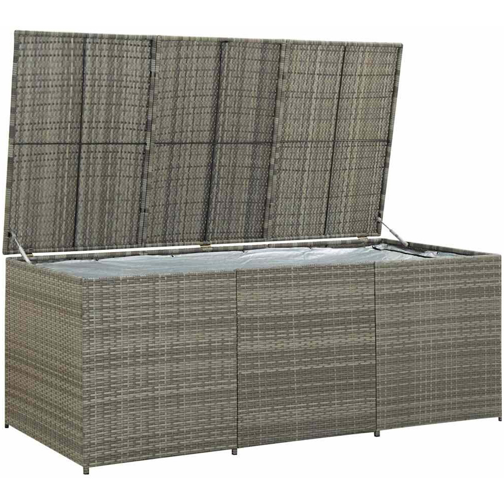 Walplus 180 x 90 x 70cm Grey PE Rattan Storage Box Image 3