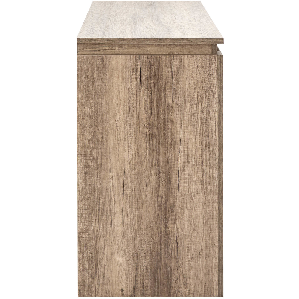 GFW Canyon 2 Door 3 Drawer Oak Grey Sideboard Image 6