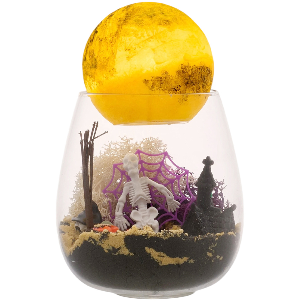 H&O Direct Kids DIY Skull LED Terrarium Kit with Remote Image 2