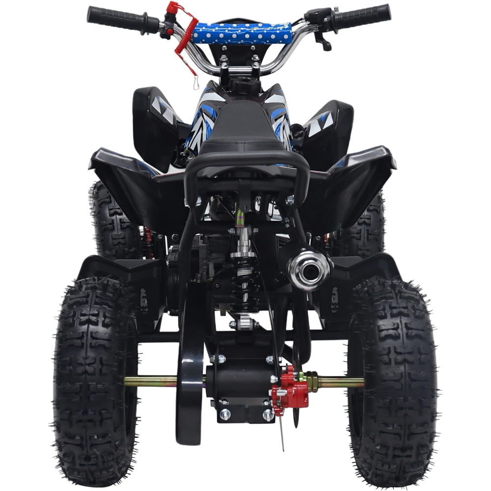 Alivio Kids Blue 49cc 2-Stroke Engine Mini Petrol Quad Bike with Disc Brakes 1.8L Image 2