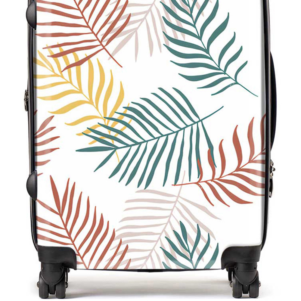 Warren Reed Designer Medium Palm Branches in Natural Colours Suitcase Image 2
