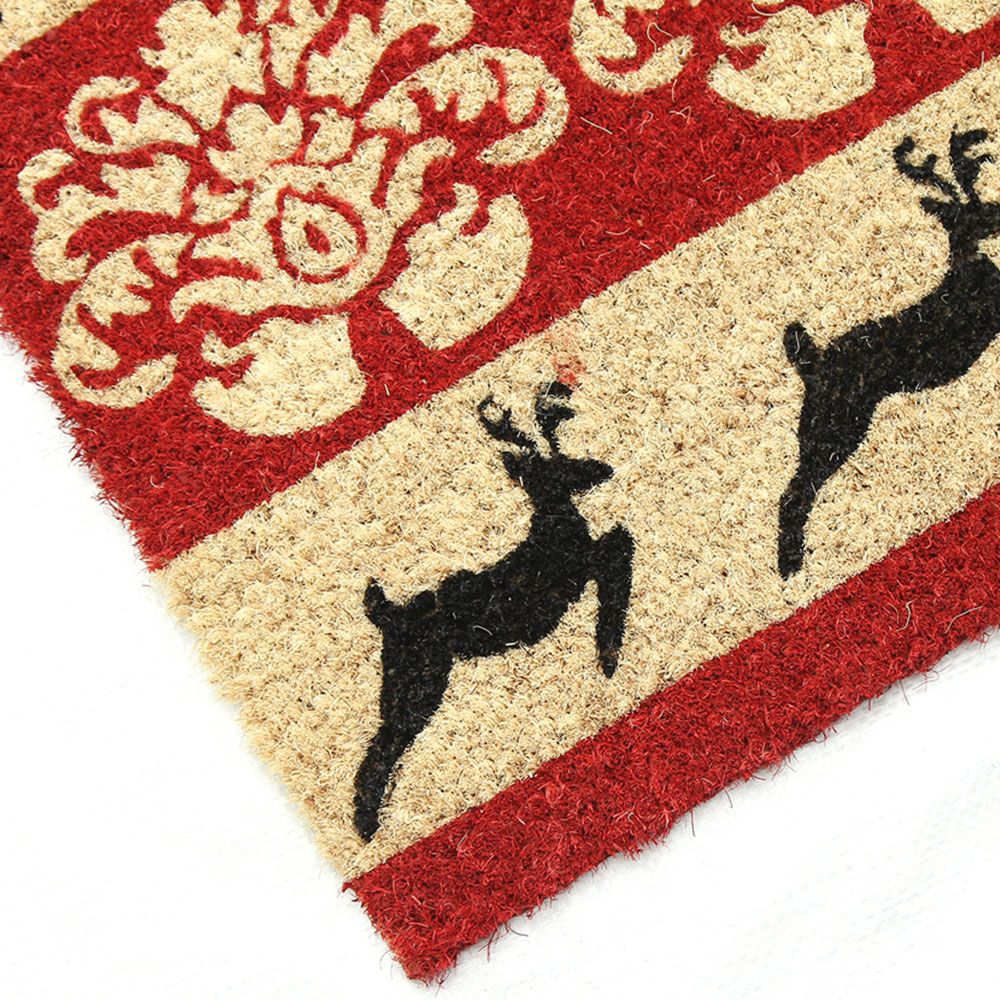 Coco & Coir Vintage Christmas Coir Door Mat 45 x 75cm Image 3