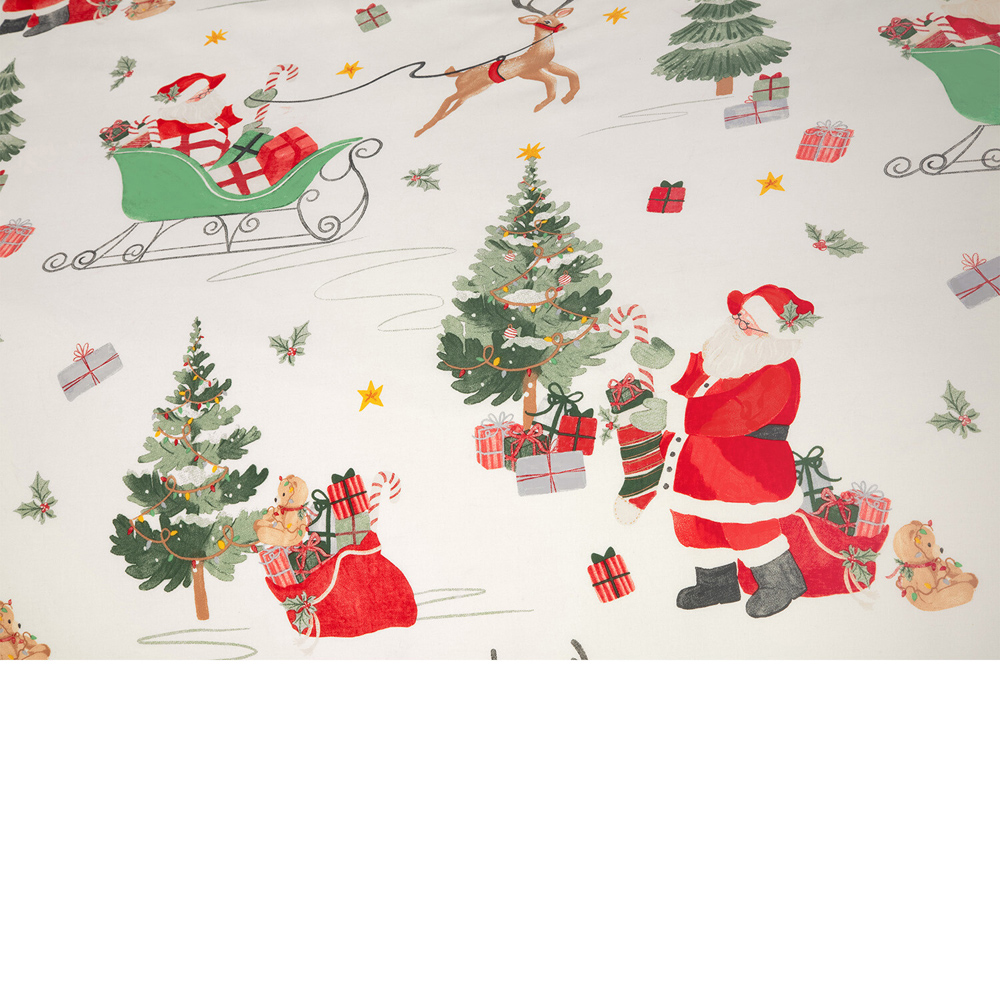 Vintage Santa Duvet Set Superking Image 5