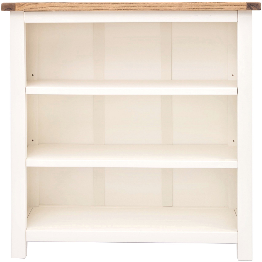 Lovere 3 Shelf Off White Bookcase Image 2