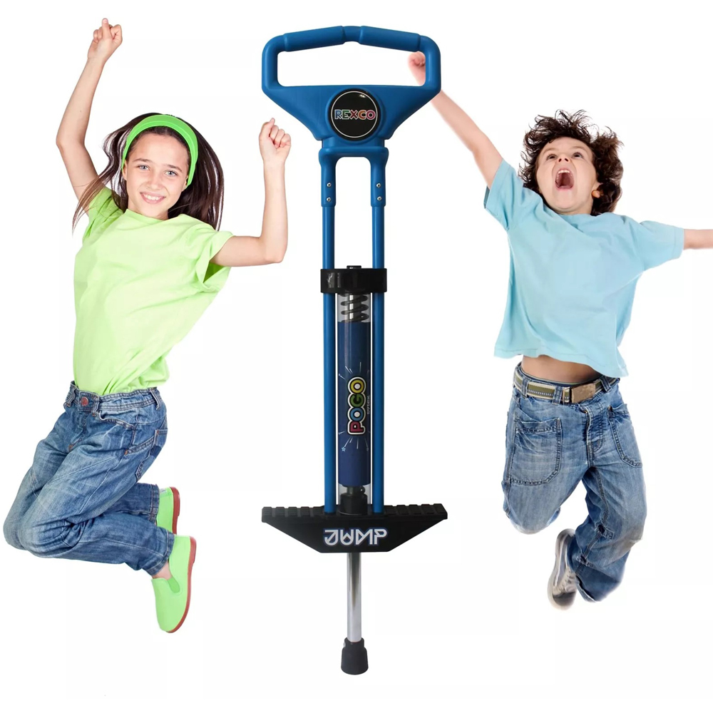 Rexco Blue Kids Pogo Stick Image 2