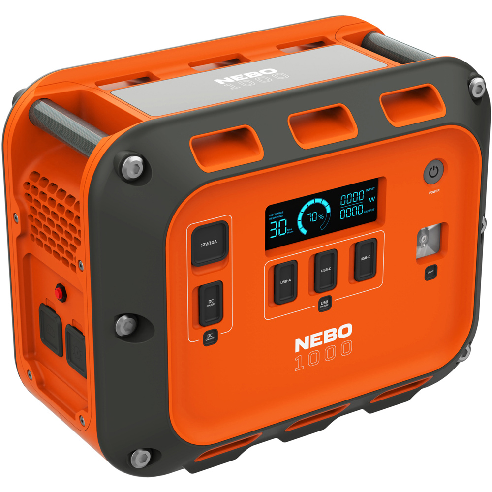 Nebo Intrepid 1000 LFP Rugged Portable Power Station with AC Outlets 960Wh Image 1