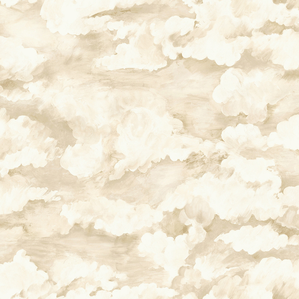 Holden Cloudscape Cream Wallpaper Image 1