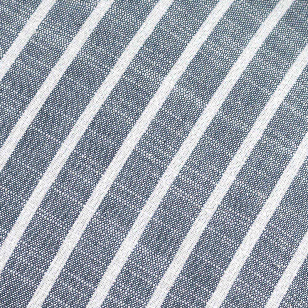 Yard Hessle Blue Stripe Cotton Cushion 45 x 45cm Image 5