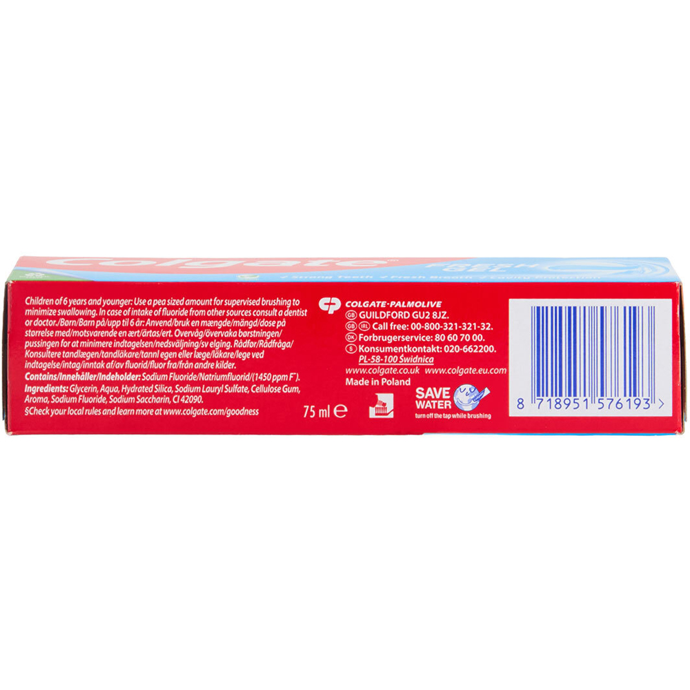 Colgate Fresh Minty Gel Toothpaste Image 4