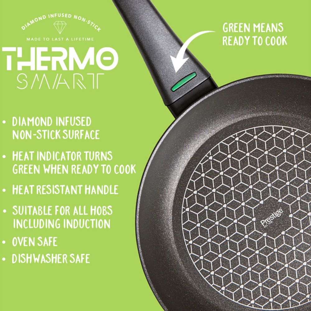 Prestige Thermo Smart 28cm Aluminium Stir Fry Pan Image 3