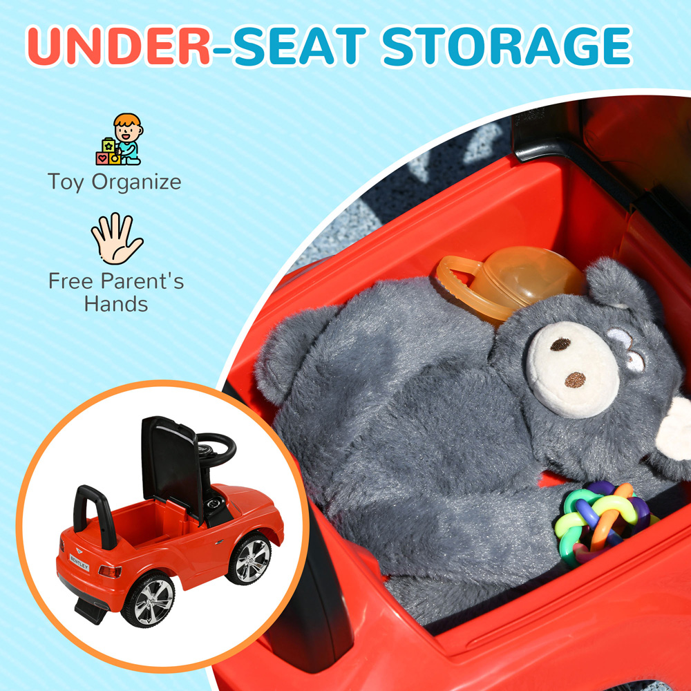 Tommy Toys Kids Red Foot to Floor Bentley Licensed Ride On Car Image 6