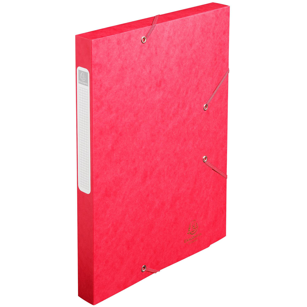 Exacompta Red Pressboard A4 Box File 25mm 25 Pack Image 3