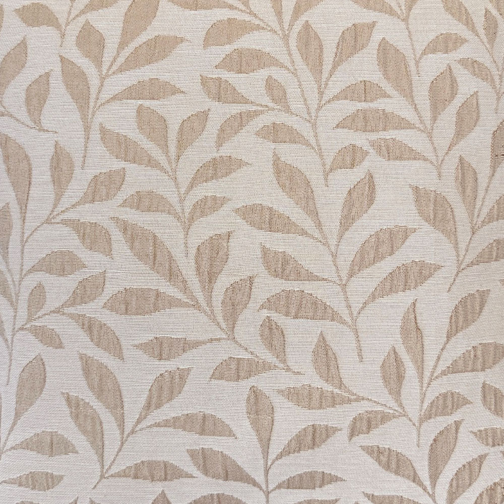 Enhanced Living Sherwood Natural Jacquard Leaf Thermal Blackout Eyelet Curtains 168 x 229cm Image 4