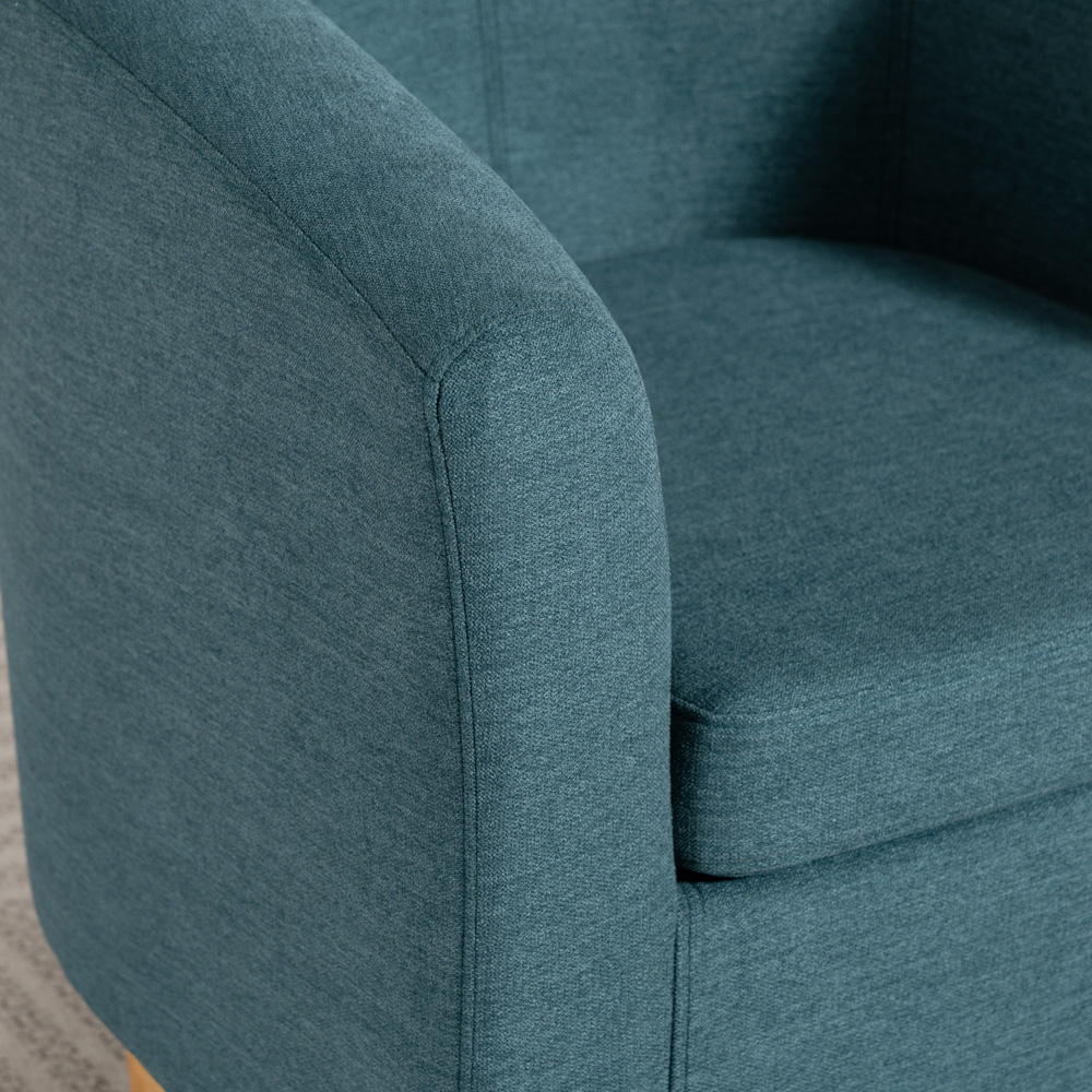 Artemis Home Millie Teal Fabric Accent Chair Image 2