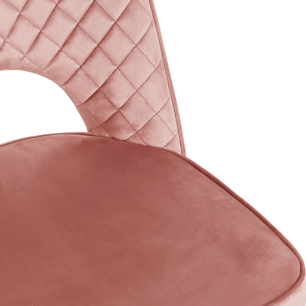 Metis Set of 2 Pink Dining Chair Image 6