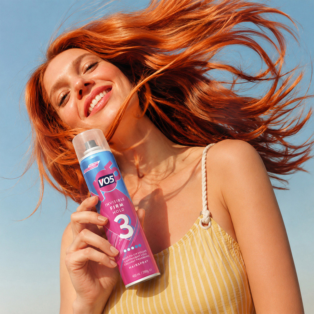 VO5 Firm Hold Anti-Frizz 24H Humidity Protection Hair Spray Mist 400ml 3 Pack Image 8