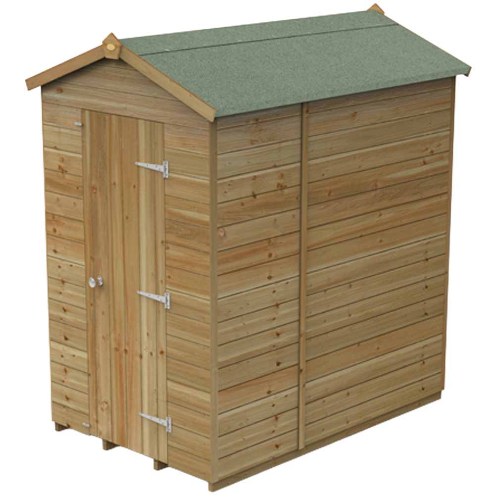 Forest Garden Timberdale 4 x 6ft Apex Shed Image 1