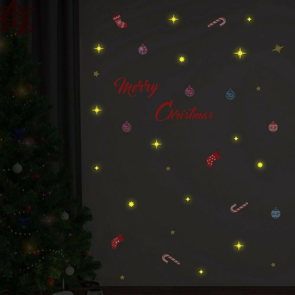Walplus Starry Christmas Eve Self Adhesive Wall Sticker Image 3