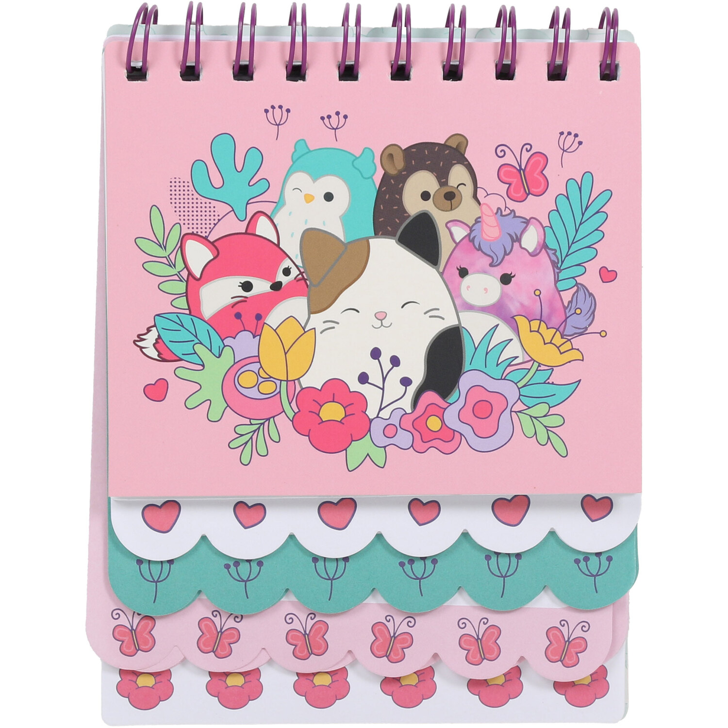 Squishmallows Pink Layered Notebook Image 1