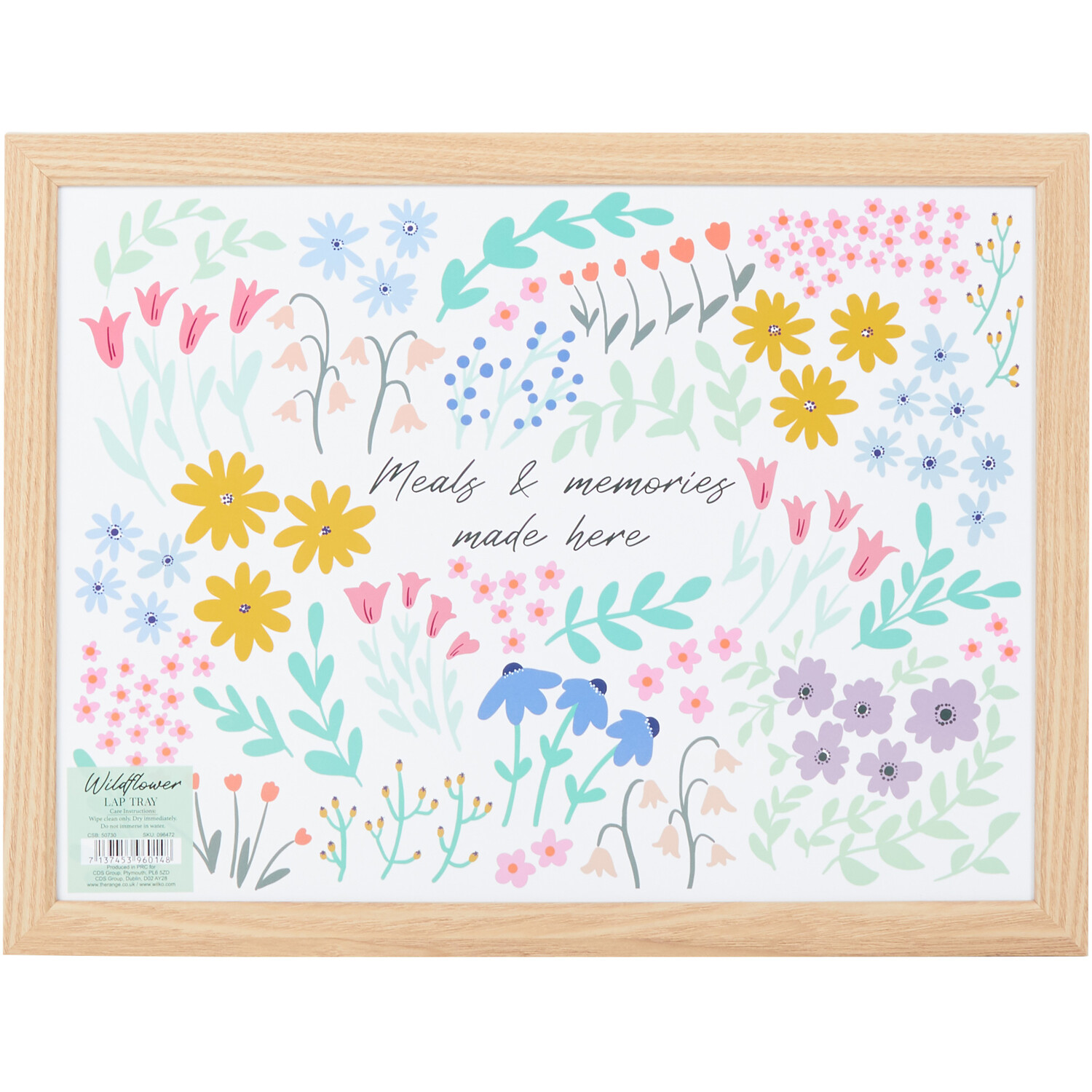 Wildflower Lap Tray - Yellow Image 1