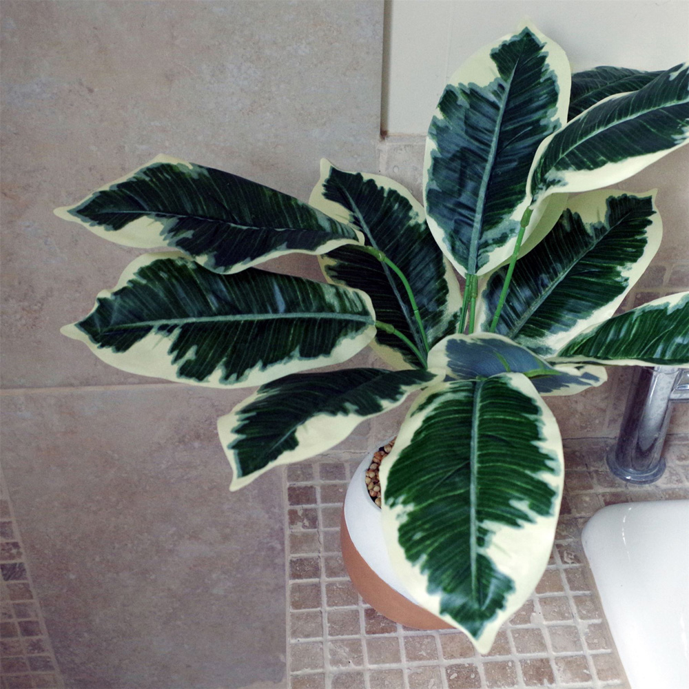 Botanik Variegated Pothos Artificial Plant in Pot 40cm Image 4
