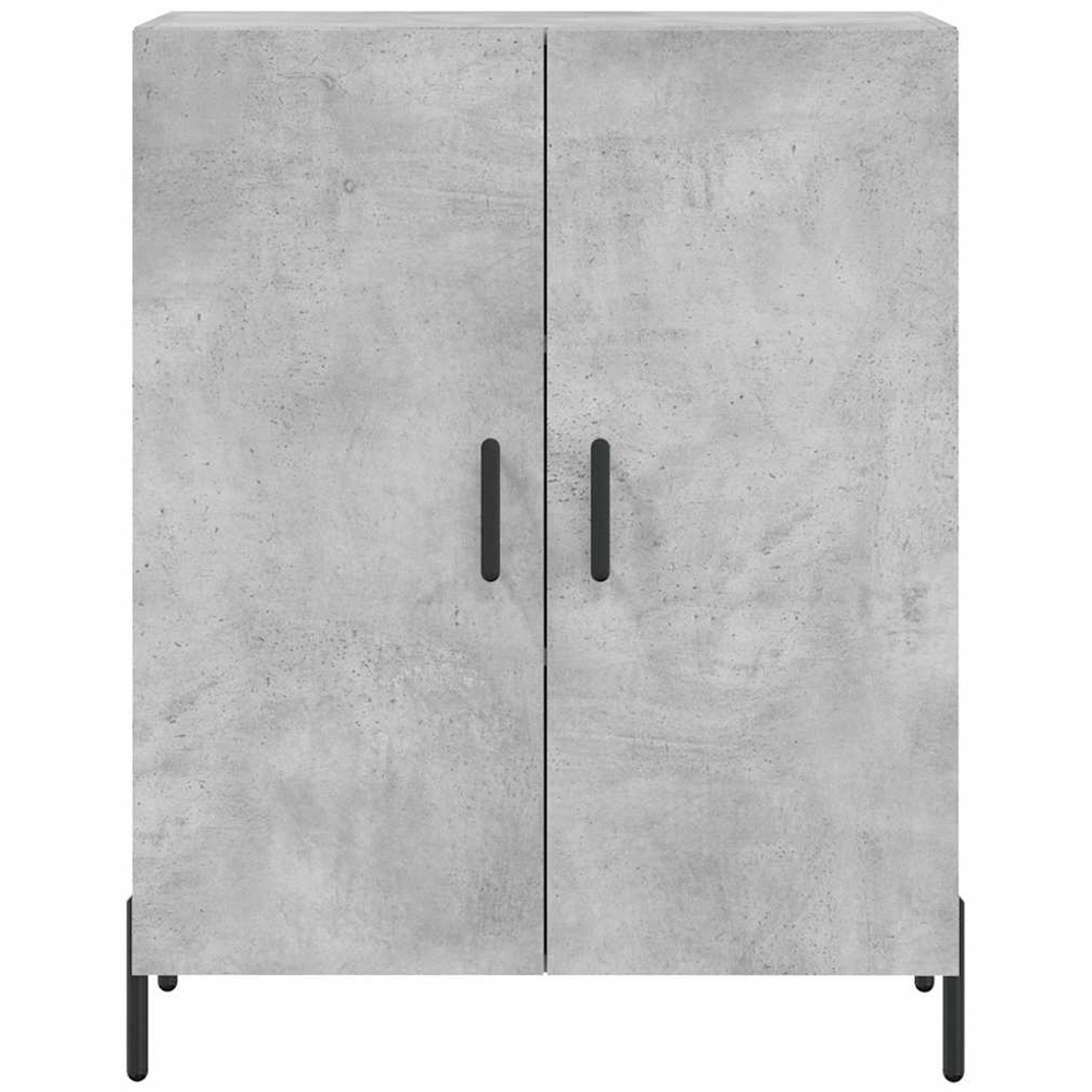 vidaXL 4 Door Concrete Grey Tall Highboard Image 8