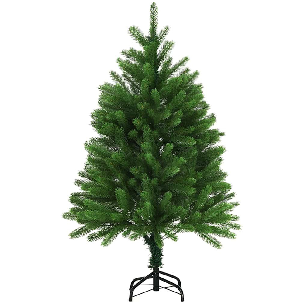 vidaXL Pre-Lit Multicolour Baubles Green Artificial Christmas Tree 4ft Image 5